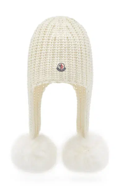Moncler Pom-Detailed Knit Hat | Thumbnail 1