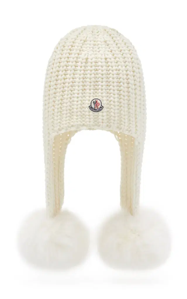 Pom-Detailed Knit Hat