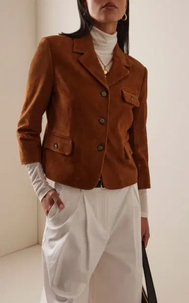 THE GARMENT Goatskin Suede Jacket | Thumbnail 2