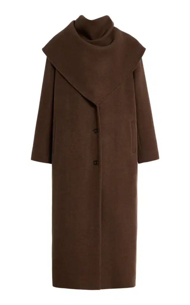 Clooney Oversized Wool-Blend Coat
