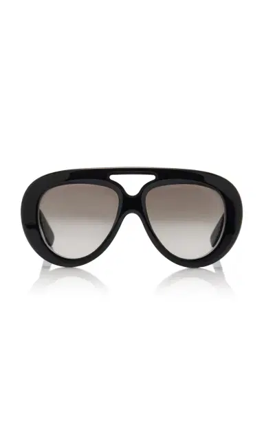 Loewe Curvy Oversized Aviator-Frame Acetate Sunglasses | Thumbnail 1 Loewe Curvy Oversized Aviator-Frame Acetate Sunglasses | Thumbnail 1