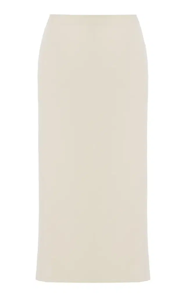 Petra Checked-Jacquard Cotton-Blend Midi Skirt