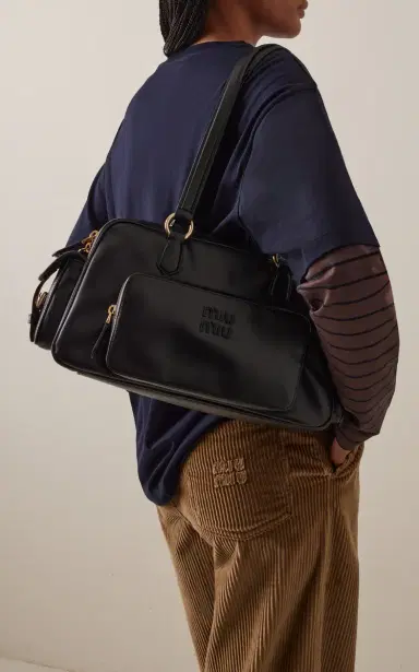 Miu Miu Pocket Leather Bag | Thumbnail 3 Miu Miu Pocket Leather Bag | Thumbnail 3
