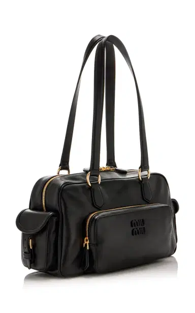 Miu Miu Pocket Leather Bag | Thumbnail 4 Miu Miu Pocket Leather Bag | Thumbnail 4