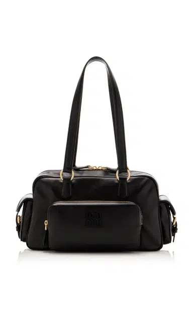 Miu Miu Pocket Leather Bag | Thumbnail 7 Miu Miu Pocket Leather Bag | Thumbnail 7