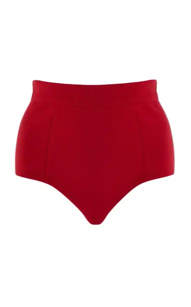 HIGH SPORT Knit Cotton-Blend Boy Shorts | Thumbnail 1 HIGH SPORT Knit Cotton-Blend Boy Shorts | Thumbnail 1
