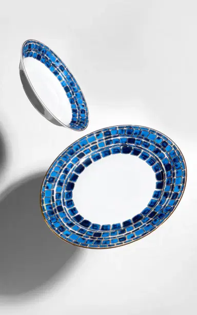 Tania Bulhoes Dinner Plate Jade Blue - Multi | Thumbnail 3