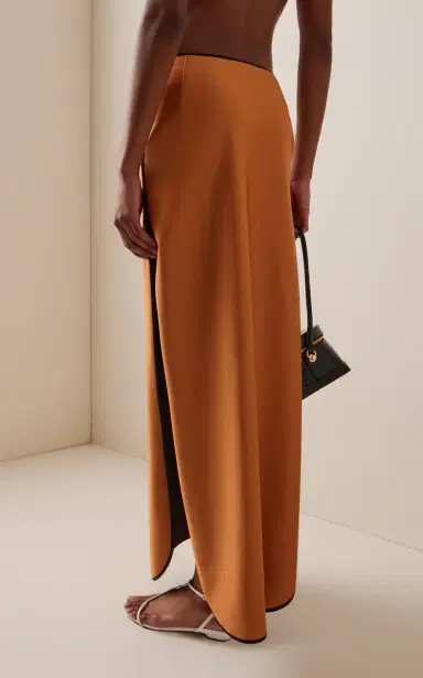 Temily Exclusive Summer Bones Sheath Stretch-Satin Maxi Skirt | Thumbnail 4 Temily Exclusive Summer Bones Sheath Stretch-Satin Maxi Skirt | Thumbnail 4