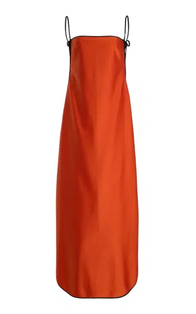 Temily Exclusive Summer Bones Signature Stretch-Satin Maxi Dress | Thumbnail 7