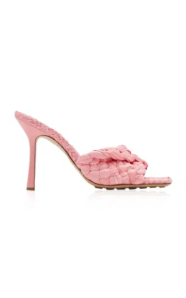 Bottega Veneta Stretch Raffia Sandals | Thumbnail 1