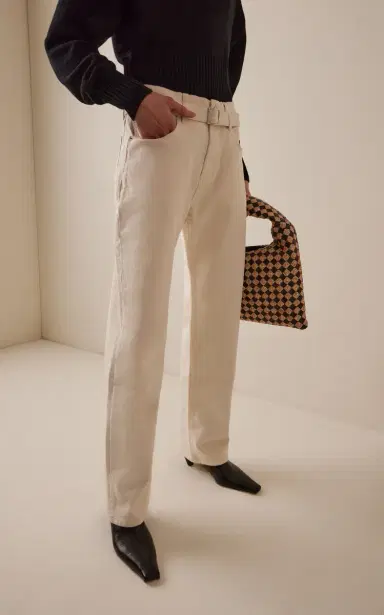Proenza Schouler Ellsworth Stretch Low-Rise Boyfriend Jeans | Thumbnail 3