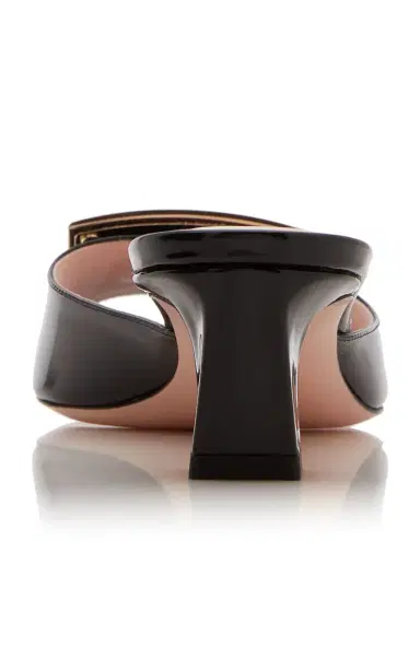 Roger Vivier Trompette Patent Leather Mules | Thumbnail 4 Roger Vivier Trompette Patent Leather Mules | Thumbnail 4