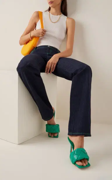 Bottega Veneta The Lido Intrecciato Leather Sandals | Thumbnail 3