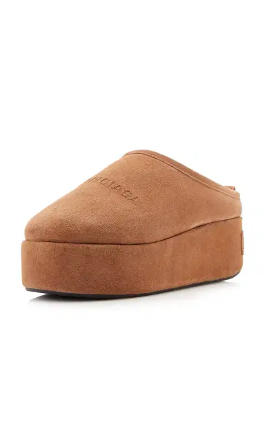 Balenciaga Alaska Suede & Faux-Fur Slippers | Thumbnail 3 Balenciaga Alaska Suede & Faux-Fur Slippers | Thumbnail 3