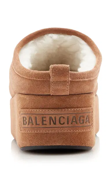 Balenciaga Alaska Suede & Faux-Fur Slippers | Thumbnail 4 Balenciaga Alaska Suede & Faux-Fur Slippers | Thumbnail 4