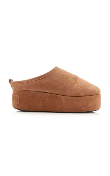 Balenciaga Alaska Suede & Faux-Fur Slippers | Thumbnail 1 Balenciaga Alaska Suede & Faux-Fur Slippers | Thumbnail 1