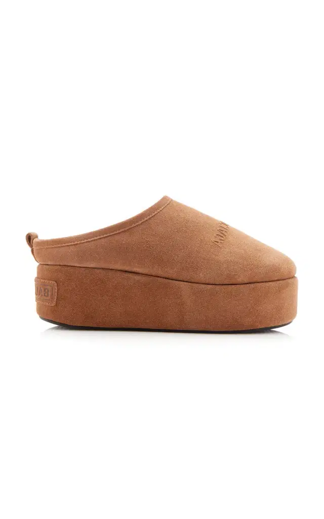 Balenciaga Alaska Suede & Faux-Fur Slippers