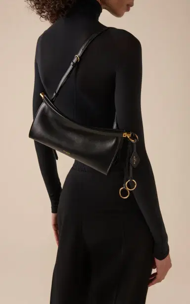 Alaïa Le Click Small Leather E/W Shoulder Bag | Thumbnail 3 Alaïa Le Click Small Leather E/W Shoulder Bag | Thumbnail 3
