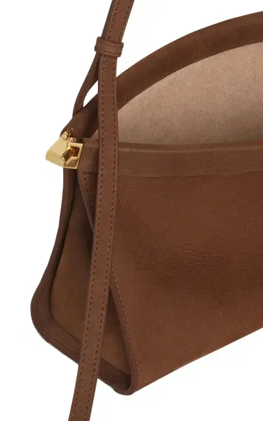 Alaïa Le Click Medium Suede E/W Shoulder Bag | Thumbnail 5 Alaïa Le Click Medium Suede E/W Shoulder Bag | Thumbnail 5