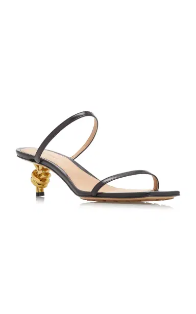 Bottega Veneta Knot Leather Sandals | Thumbnail 5