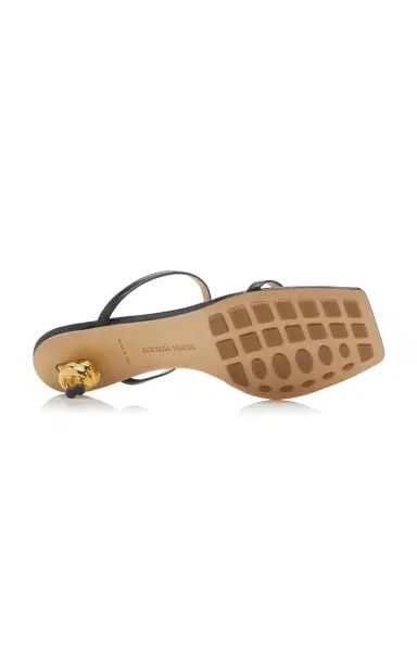 Bottega Veneta Knot Leather Sandals | Thumbnail 6