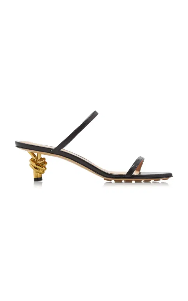 Bottega Veneta Knot Leather Sandals