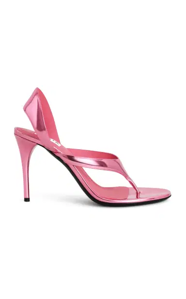 ALAÏA Infradito Metallic Leather Sandals | Thumbnail 9 ALAÏA Infradito Metallic Leather Sandals | Thumbnail 9