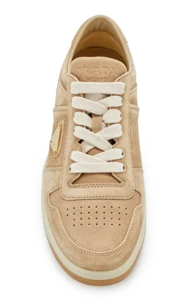 Prada Downtown Platform Suede Sneakers | Thumbnail 3 Prada Downtown Platform Suede Sneakers | Thumbnail 3