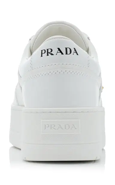 Prada Downtown Platform Leather Sneakers | Thumbnail 4 Prada Downtown Platform Leather Sneakers | Thumbnail 4