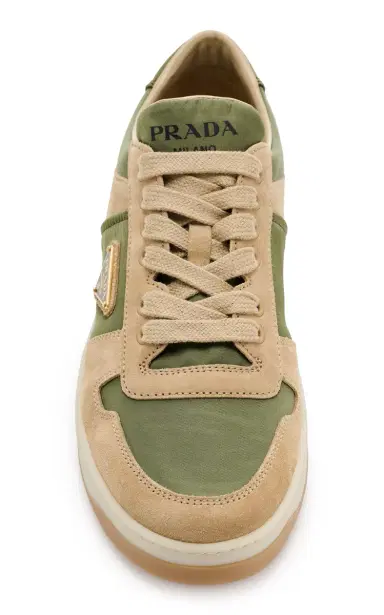 Prada Downtown Suede Sneakers | Thumbnail 3