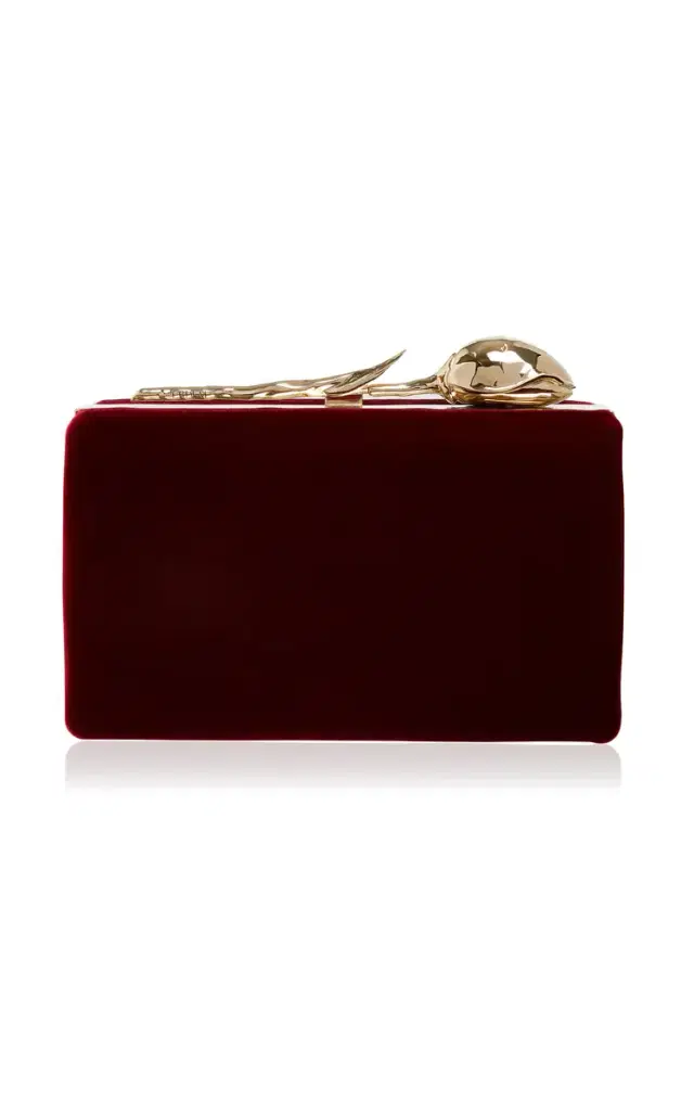 Bloom Velvet Clutch