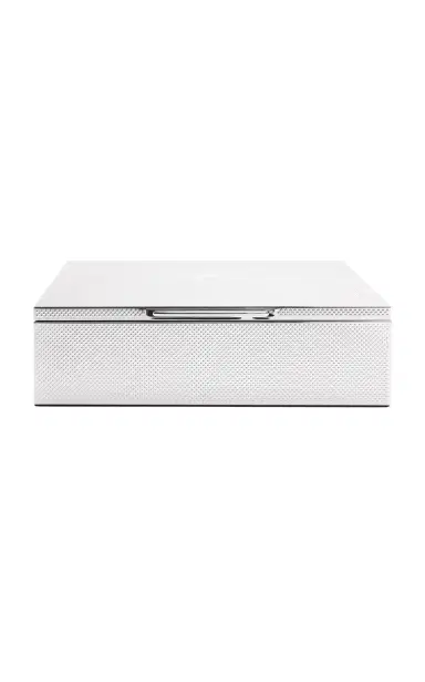WOLF Silver Watch Jewelry and Legacy Box - Silver | Thumbnail 1 WOLF Silver Watch Jewelry and Legacy Box - Silver | Thumbnail 1