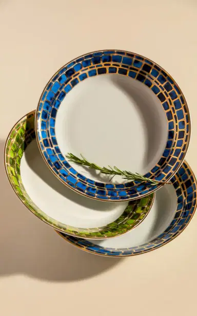 Tania Bulhoes Soup Plate Jade Blue - Multi | Thumbnail 3