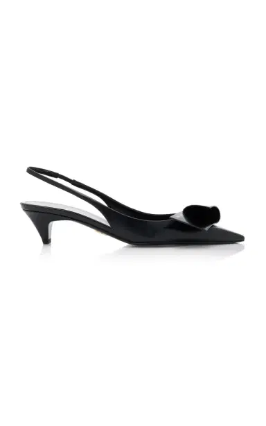 Prada Leather Slingback Pumps | Thumbnail 6 Prada Leather Slingback Pumps | Thumbnail 6