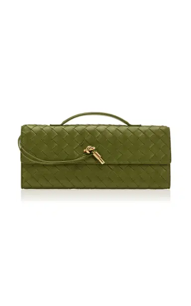 Bottega Veneta Andiamo Intrecciato Leather E/W Clutch | Thumbnail 2 Bottega Veneta Andiamo Intrecciato Leather E/W Clutch | Thumbnail 2