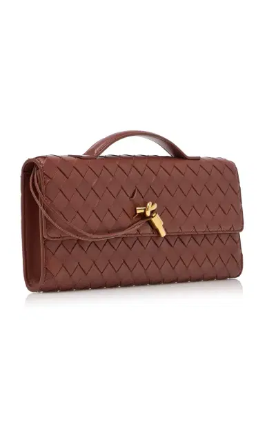 Bottega Veneta Andiamo Intrecciato Leather E/W Clutch | Thumbnail 4 Bottega Veneta Andiamo Intrecciato Leather E/W Clutch | Thumbnail 4
