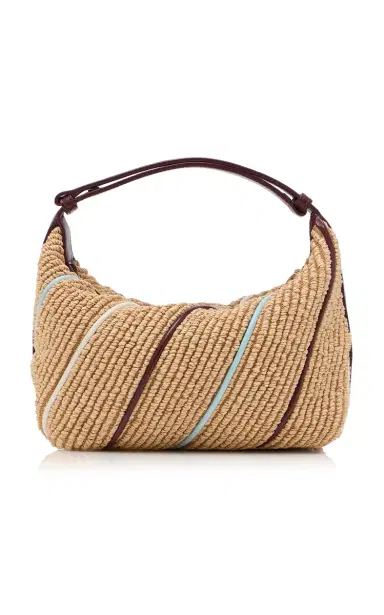 Bottega Veneta Wallace Raffia Mini Bag | Thumbnail 1