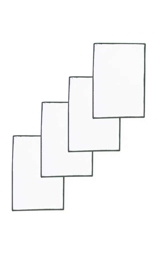 Essentials Set-Of-Four Cotton Cocktail Napkins - Green