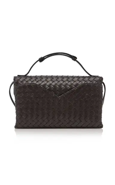 Bottega Veneta Knot-Lock Intecciato Leather Clutch | Thumbnail 6 Bottega Veneta Knot-Lock Intecciato Leather Clutch | Thumbnail 6