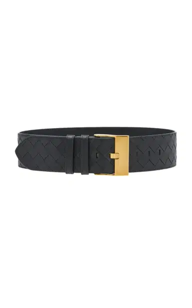 Bottega Veneta Wide Intrecciato Leather Belt | Thumbnail 4 Bottega Veneta Wide Intrecciato Leather Belt | Thumbnail 4