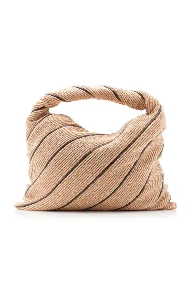 Bottega Veneta Large Hop Raffia Bag | Thumbnail 1 Bottega Veneta Large Hop Raffia Bag | Thumbnail 1