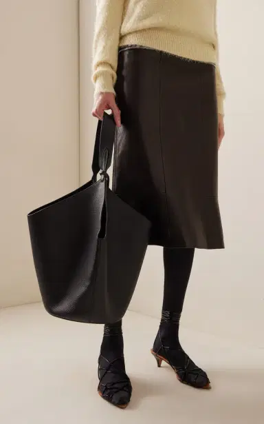 Khaite Lotus Medium Leather Tote Bag | Thumbnail 2 Khaite Lotus Medium Leather Tote Bag | Thumbnail 2