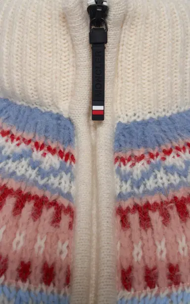 Moncler Grenoble Knit Wool-Mohair Down Jacket | Thumbnail 5