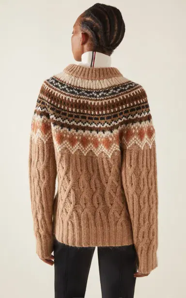 Moncler Grenoble Knit Wool-Mohair Sweater | Thumbnail 4