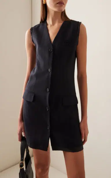 Miu Miu Tailored Wool Mini Dress | Thumbnail 3