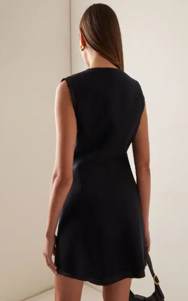 Miu Miu Tailored Wool Mini Dress | Thumbnail 4