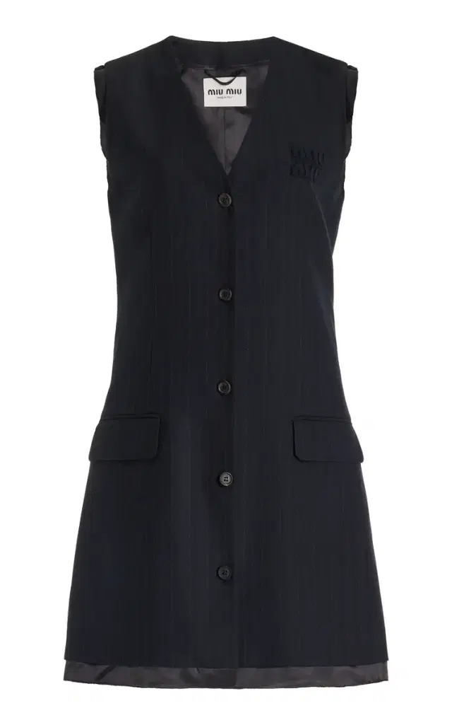 Tailored Wool Mini Dress