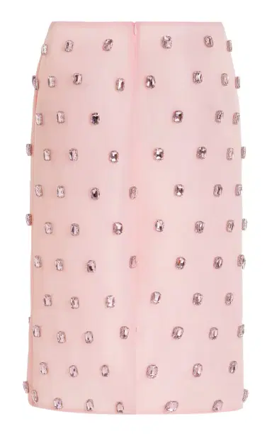 Brandon Maxwell The Leanne Embroidered Pencil Skirt | Thumbnail 6