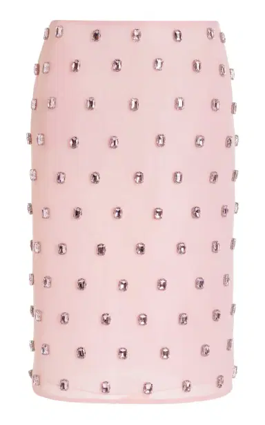 Brandon Maxwell The Leanne Embroidered Pencil Skirt | Thumbnail 1