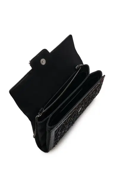 Roger Vivier Flower-Buckle Sequined Patent Leather Clutch | Thumbnail 6 Roger Vivier Flower-Buckle Sequined Patent Leather Clutch | Thumbnail 6